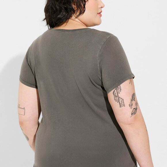 Torrid Size 6(30/32) Disney Steamboat Willie Classic Fit Crew Neck Top - Picture 4 of 5